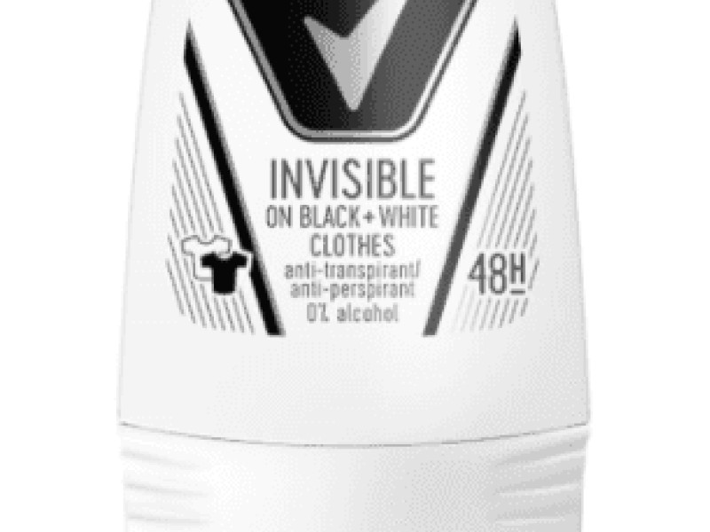 REXONA ROLL MEN INVISIBLE DRY BLACK &WHITE 50ML REXONA ROLL MEN INVISIBLE DRY BLACK &WHITE 50ML