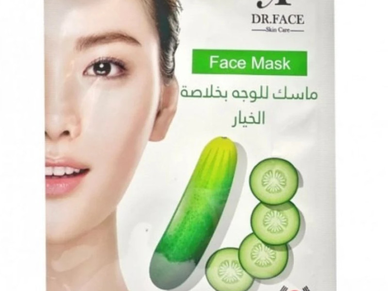 قناع الوجه بالخيار الكوري من دكتور فيس 60 ساعة قناع الوجه بالخيار الكوري من دكتور فيس 60 ساعة