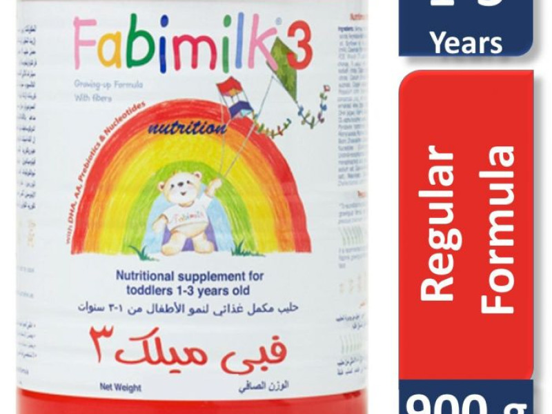 فابي ميلك حليب أطفال مرحلة (3) 900 جم فابي ميلك حليب أطفال مرحلة (3) 900 جم