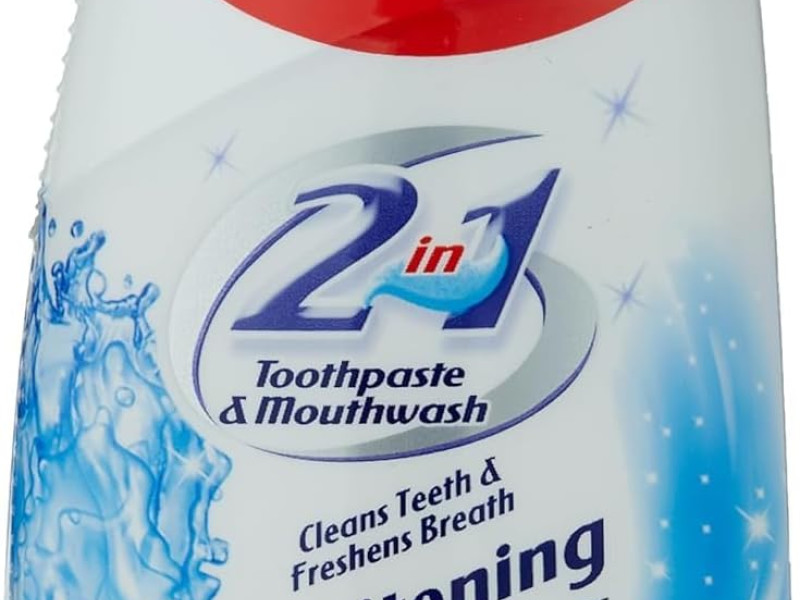 COLGATE Toothpaste&Mouth Wash 100ML WHITENING 2IN1 COLGATE Toothpaste&Mouth Wash 100ML WHITENING 2IN1