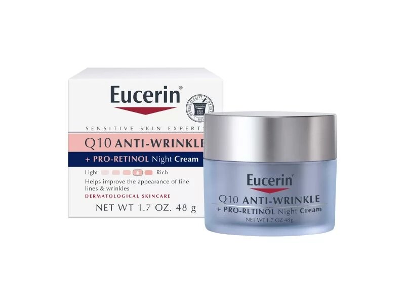 EUCERIN ANTI-WRINKLE FACE NIGHT CREAM 48GM EUCERIN ANTI-WRINKLE FACE NIGHT CREAM 48GM