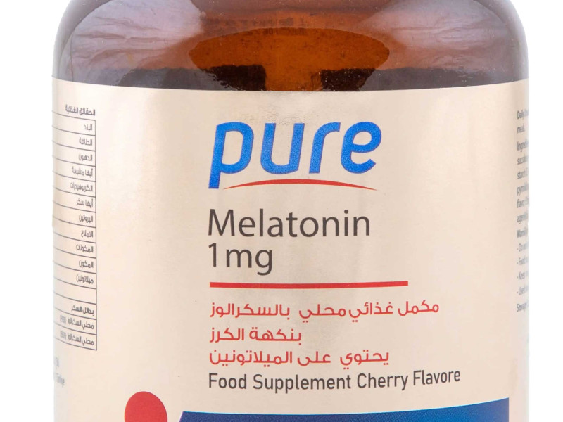 Pure Melatonin, 1 Mg, 100 Chewable Tablets Pure Melatonin, 1 Mg, 100 Chewable Tablets