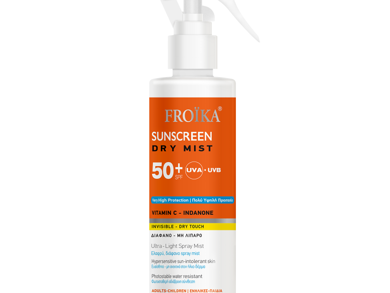 FROIKA SUNSCREEN DRYMIST SPF50+ 250ML FROIKA SUNSCREEN DRYMIST SPF50+ 250ML