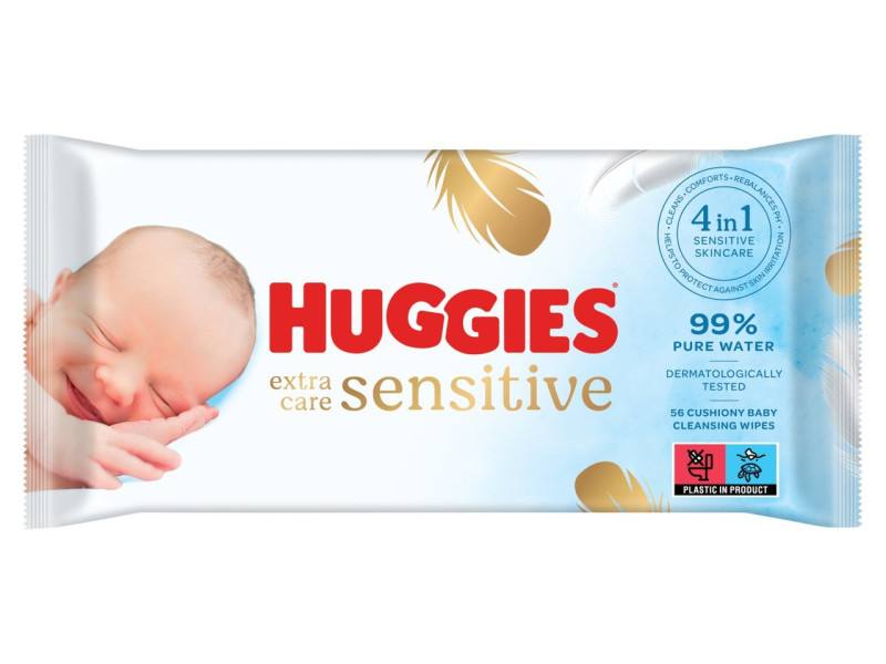 Huggies Baby Wipes Extra Care Sensitive 99% Water Huggies Baby Wipes Extra Care Sensitive 99% Water