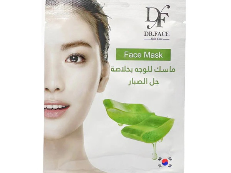قناع الوجه الكوري بالصبار من دكتور فيس 60 ساعة قناع الوجه الكوري بالصبار من دكتور فيس 60 ساعة