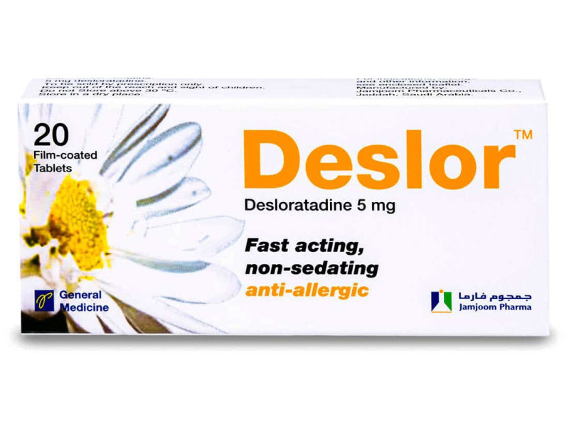 DESLOR 5 mg 20 TABLETS DESLOR 5 mg 20 TABLETS