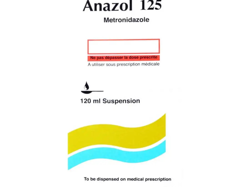 انازول 125مجم/5 مل 120 مل المعلق انازول 125مجم/5 مل 120 مل المعلق
