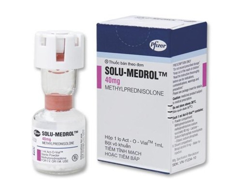 SOLU-MEDROL 40MG VIAL