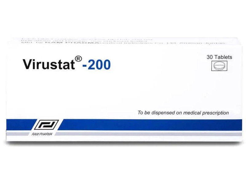 فيروستات 200 ملجم 30 قرص فيروستات 200 ملجم 30 قرص