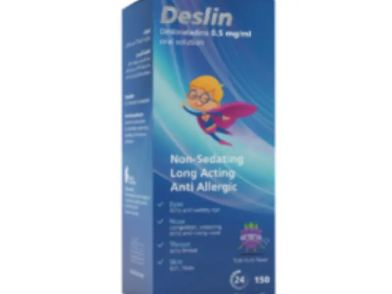 DESLIN 0.5MG ORAL SOLUTION 150ML