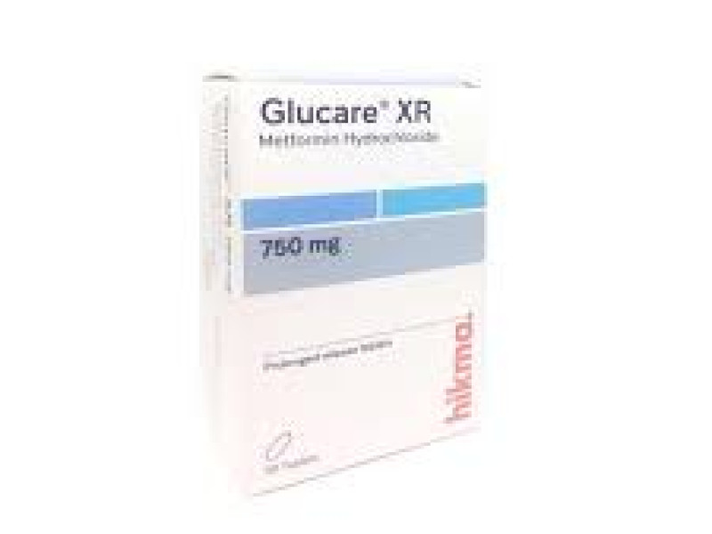 GLUCARE XR 750MG 60TABLETS