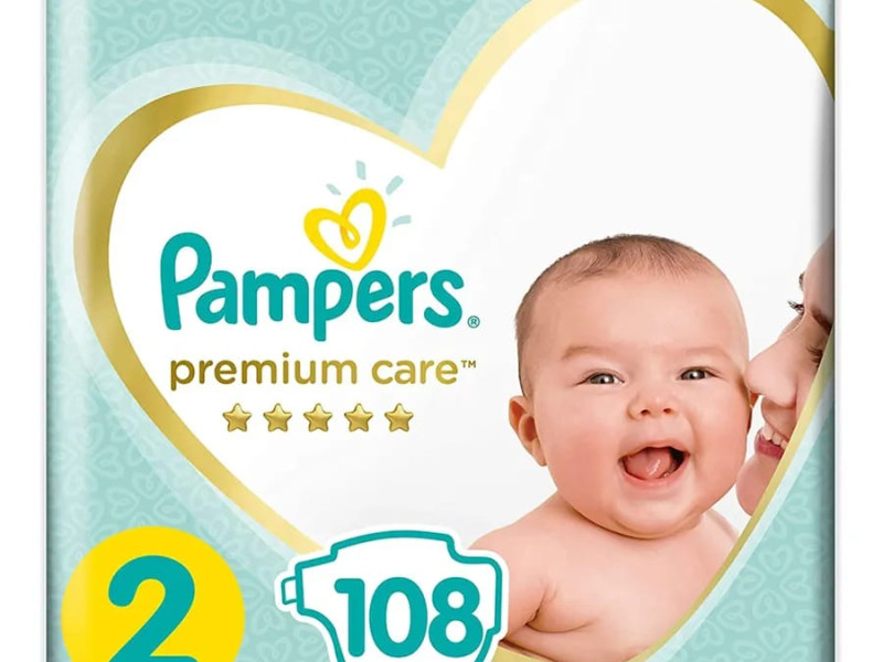 PAMPERS NO2 2X108 PREMIUM CARE PAMPERS NO2 2X108 PREMIUM CARE