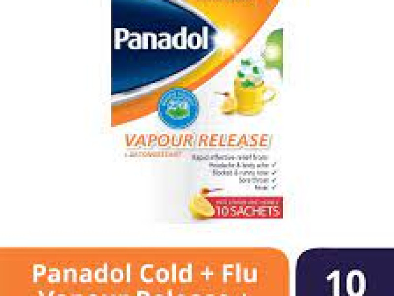 PANADOL VAPOUR RELEASE COLD+FLU 10SACHETS PANADOL VAPOUR RELEASE COLD+FLU 10SACHETS