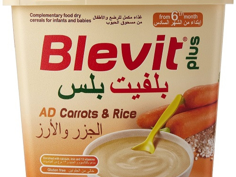 BLEVIT PLUS AD CARROTS&RICE 250GM BLEVIT PLUS AD CARROTS&RICE 250GM