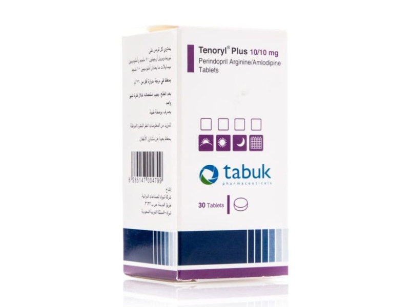 تينوريل بلس 10/10 ملجم 30 قرص تينوريل بلس 10/10 ملجم 30 قرص