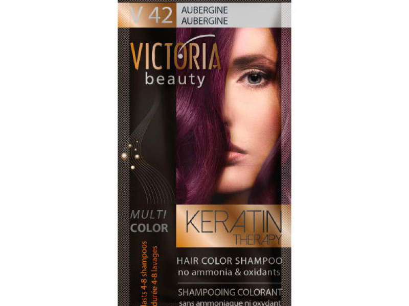 VICTORIA HAIR COLOR V42 AUBERGINE Shampoo VICTORIA HAIR COLOR V42 AUBERGINE Shampoo
