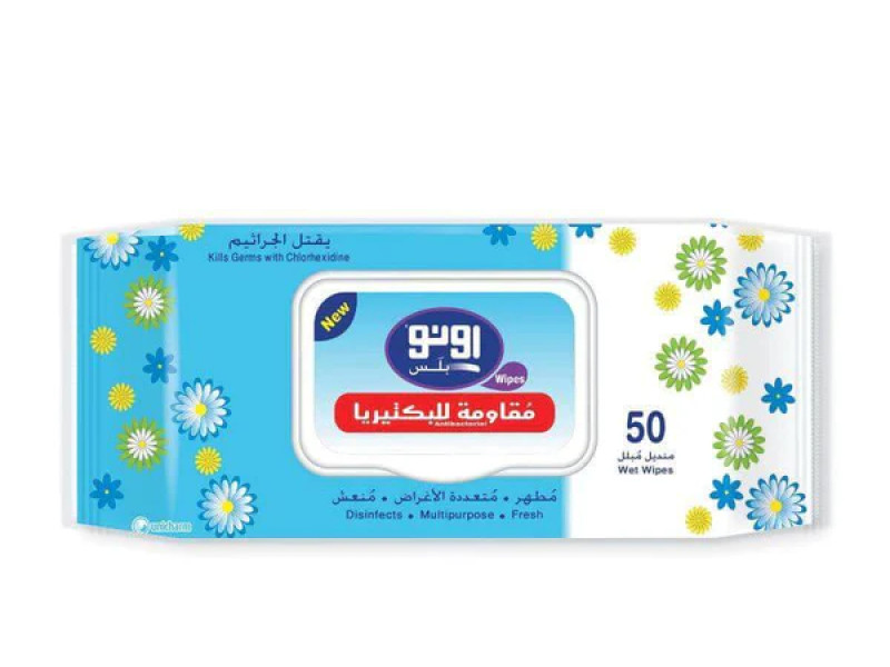 UNO PLUS WIPS 50P ANTIBACTERIAL UNO PLUS WIPS 50P ANTIBACTERIAL