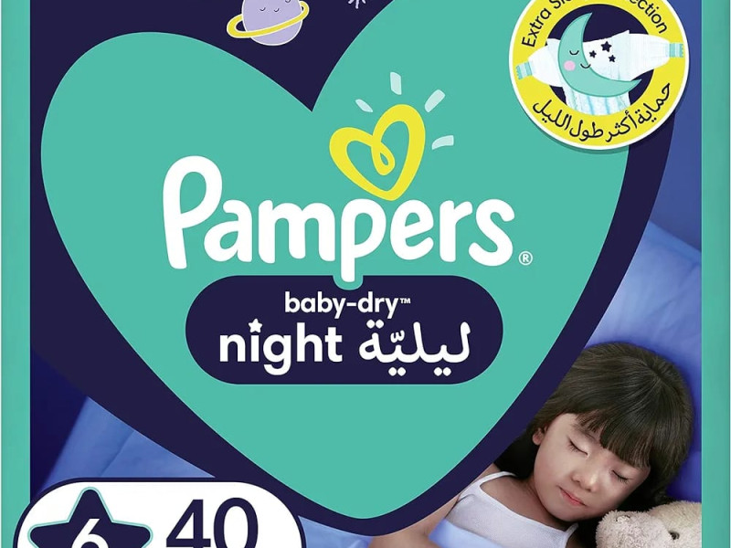 PAMPERS NIGHT NO6 2X40 PAMPERS NIGHT NO6 2X40