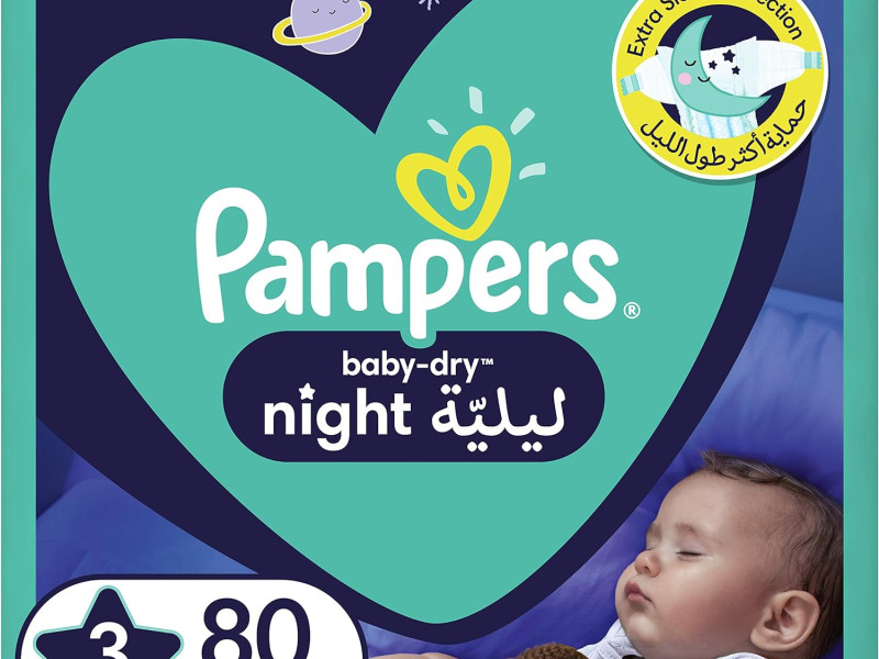 PAMPERS NIGHT NO3 2X80 PAMPERS NIGHT NO3 2X80