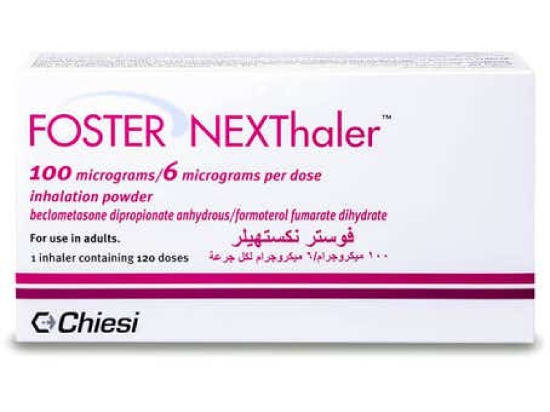 فوستر 100/6MCG استنشاق فوستر 100/6MCG استنشاق
