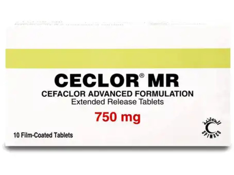 CECLOR MR 750MG 10TAB