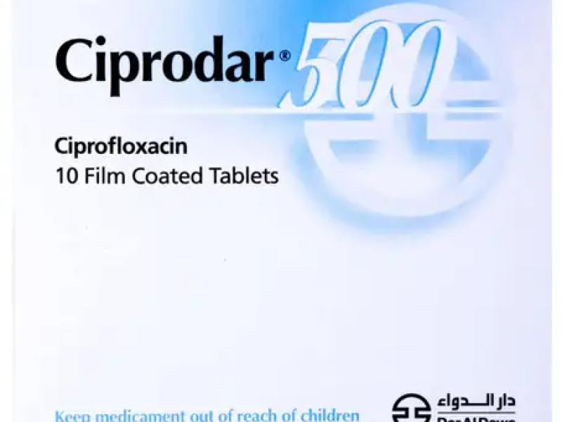 CIPRODAR 500 MG 10 TAB