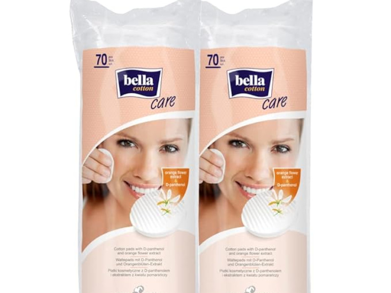 BELLA MAKE UP REMOVAL COTTON 70 PACK ORNGE BELLA MAKE UP REMOVAL COTTON 70 PACK ORNGE