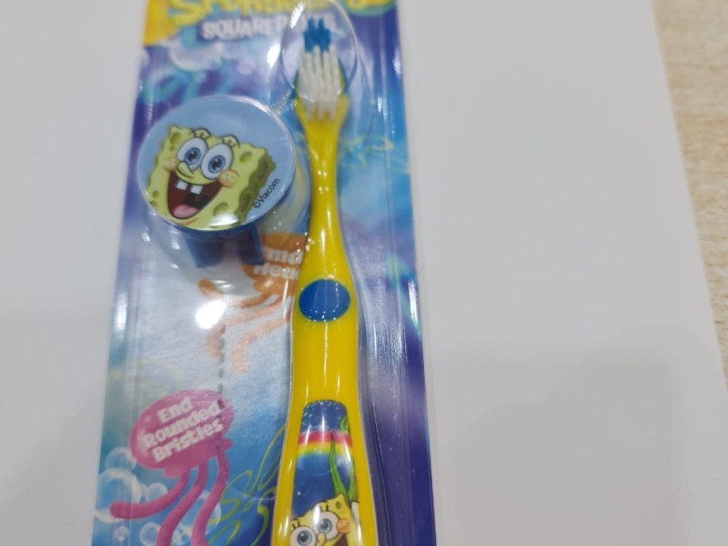 SPONGEBOB 2580 BRUSH COVER AND BASE SPONGEBOB 2580 BRUSH COVER AND BASE