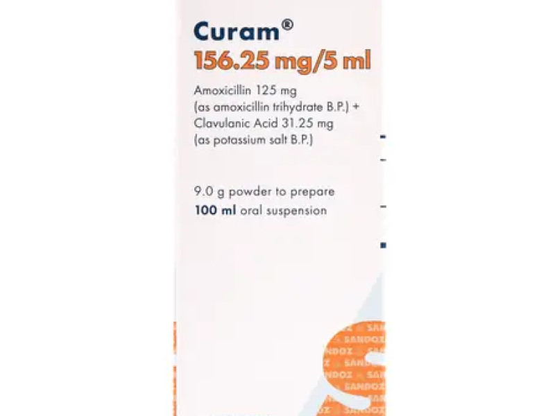 CURAM 156.25MG SYRUP100ML