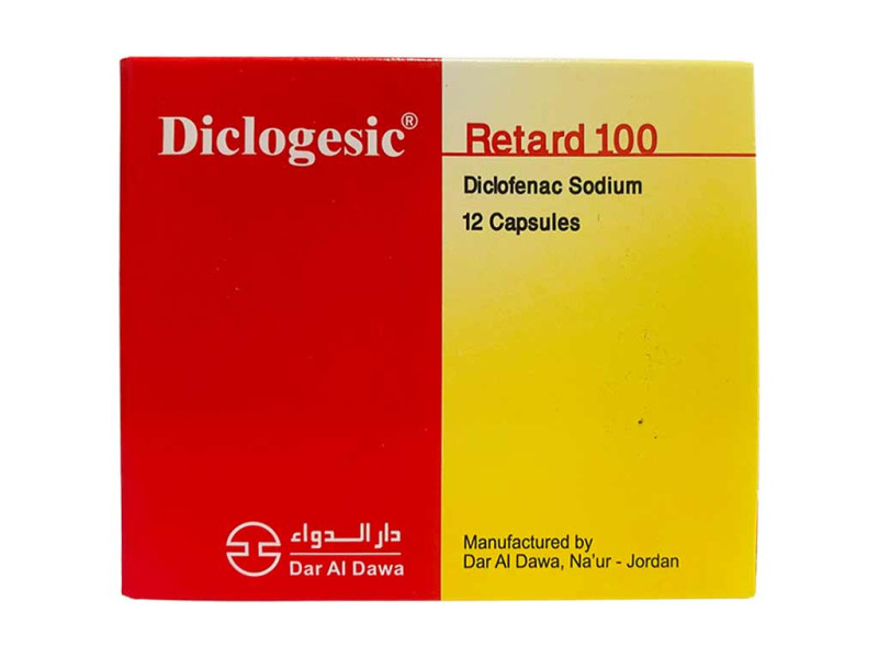 ديكلوجيسك ممتد المفعول 100 ملغ 12 كبسولة ديكلوجيسك ممتد المفعول 100 ملغ 12 كبسولة