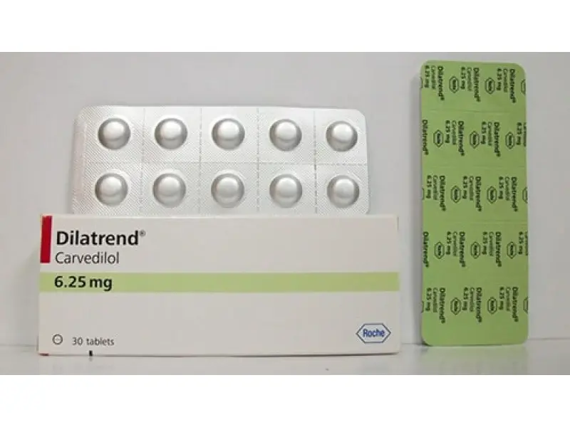 DILATREND 6.25MG 30TABLETS