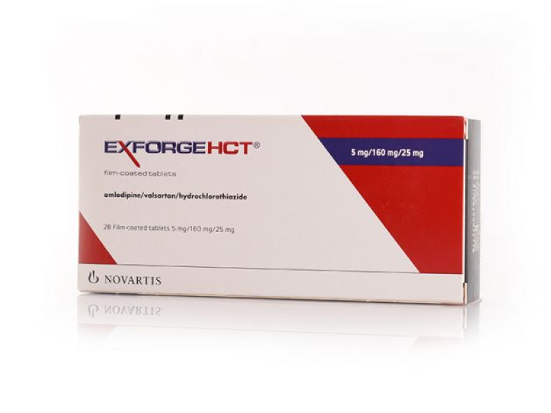 EXFORGE HCT 5MG/160/25MG TABLETS