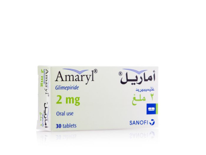 اماريل 2 ملغ 30 اقراص اماريل 2 ملغ 30 اقراص