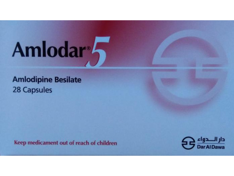 AMLODAR 5 MG 28 CAP