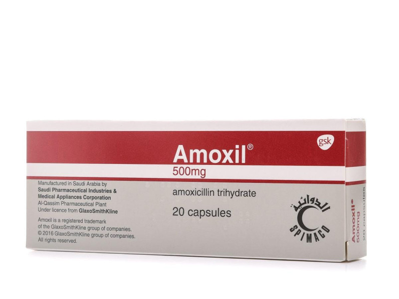 AMOXIL 500 MG 20 CAPS AMOXIL 500 MG 20 CAPS