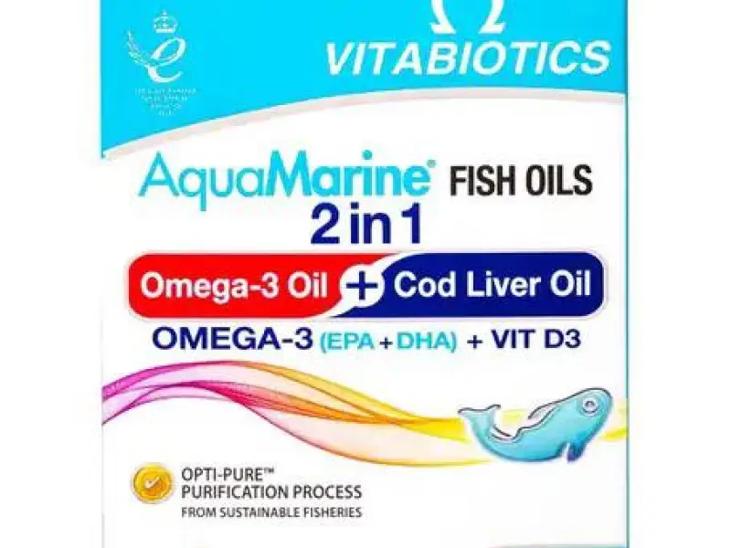 AQUAMARINE FISH OILS 2IN1 33240 AQUAMARINE FISH OILS 2IN1 33240
