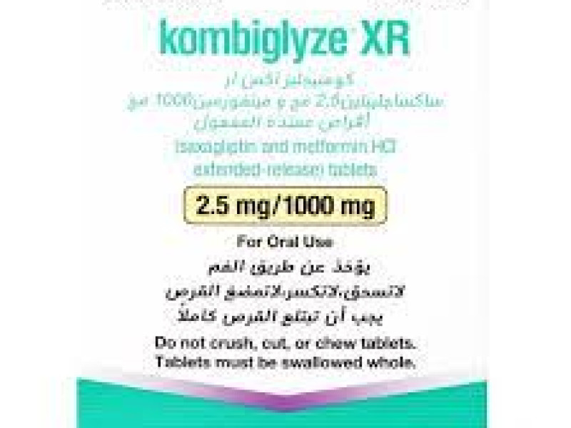 KOMBIGLYZE XR 2.5MG/1000MG 60TAB