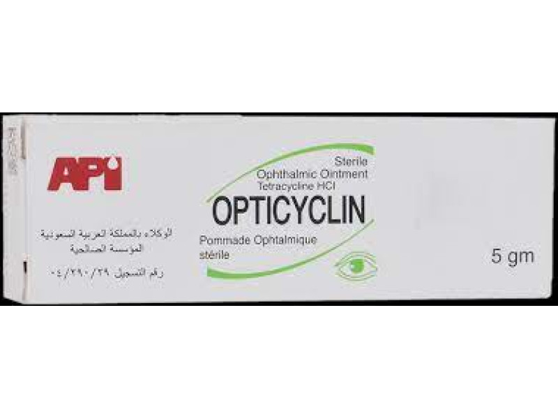 OPTICYCLINE EYE OINTMENT 5GM
