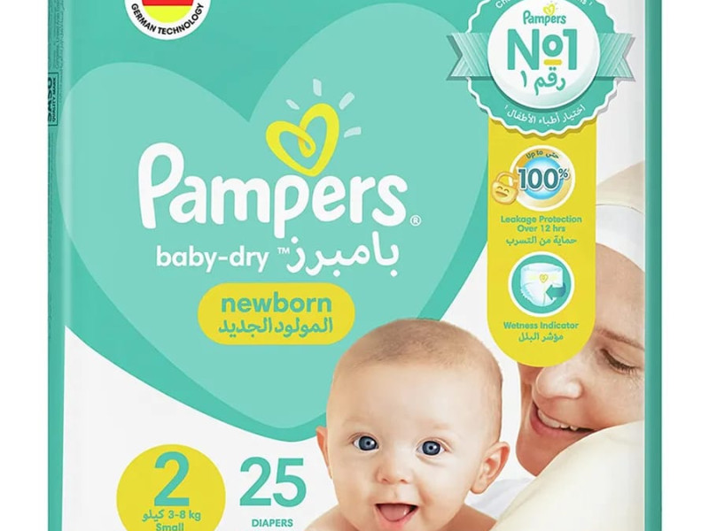 PAMPERS NO2 ACTIVE 6X25 PAMPERS NO2 ACTIVE 6X25