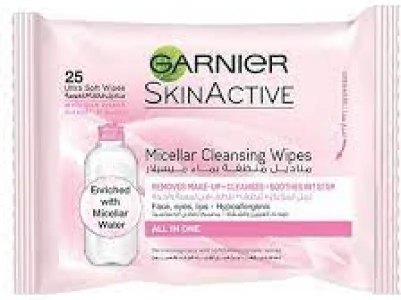 GARNIER ESS WIPS MICELLAR CLEANSING 43000 GARNIER ESS WIPS MICELLAR CLEANSING 43000