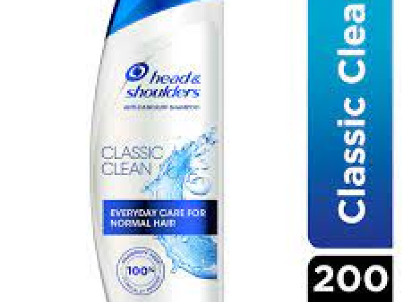 head & shoulders Shampoo CLASSIC CLEAN 200ML 101096 head & shoulders Shampoo CLASSIC CLEAN 200ML 101096