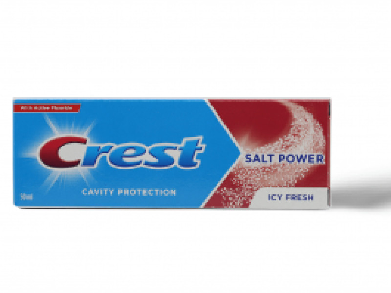CREST TOOTH PASTE SALT POWER ICY FRESH 50ML 41018 CREST TOOTH PASTE SALT POWER ICY FRESH 50ML 41018