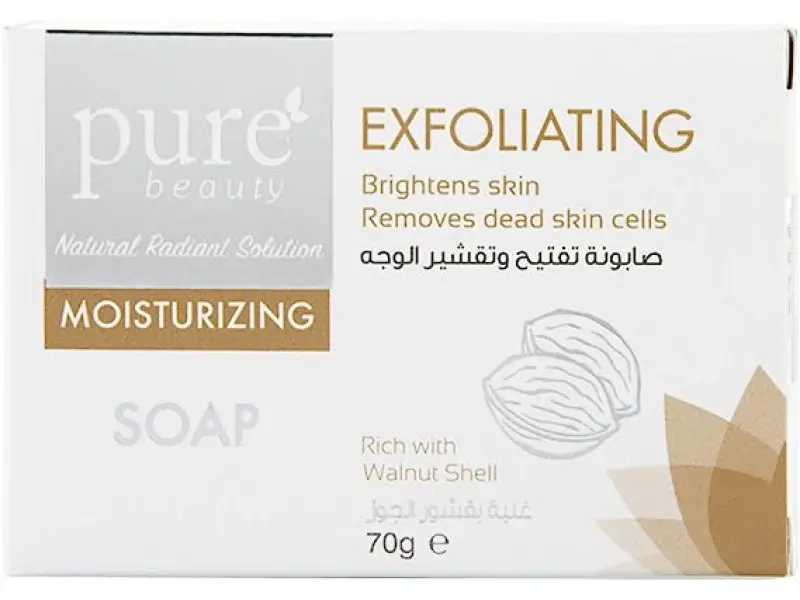 PURE BEAUTY SOAP EXFOLIATING 70GM PURE BEAUTY SOAP EXFOLIATING 70GM