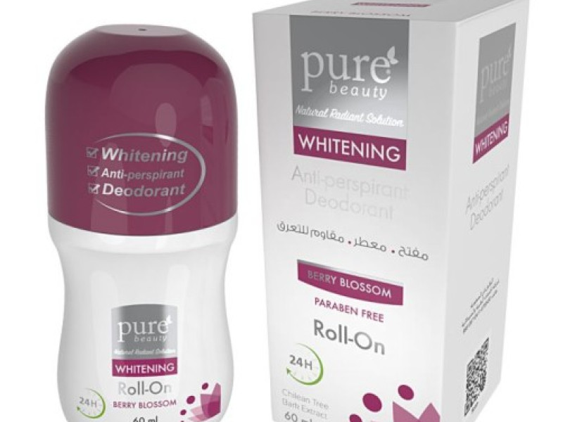 PURE ROLL ON ANTI PERSPIRANT BERRY BLOSSOM 60ML PURE ROLL ON ANTI PERSPIRANT BERRY BLOSSOM 60ML